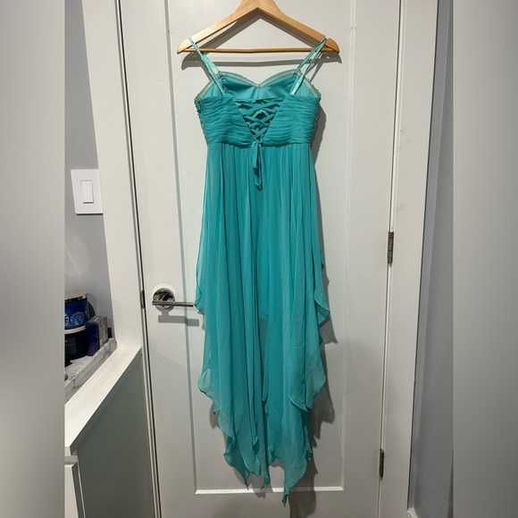 David Bridal's Baby Blue Prom Dress - Picture 2 of 4